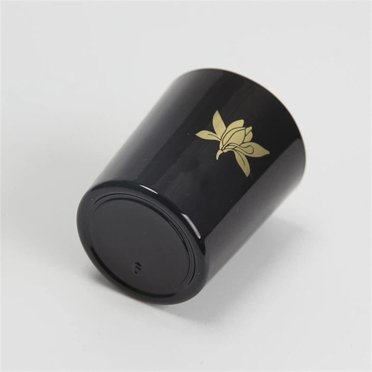 matte black candle jars with lids wholesale